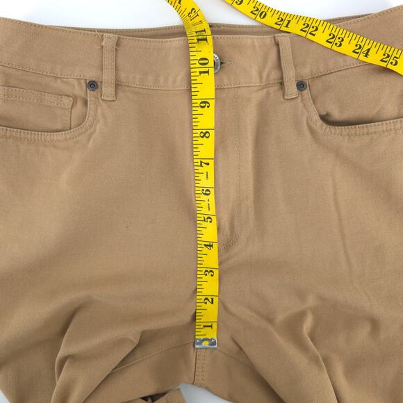 LL Bean Vintage Classic Fit High Rise Camel Comfort Soft Luxe Denim Straight 10R - Picture 15 of 16